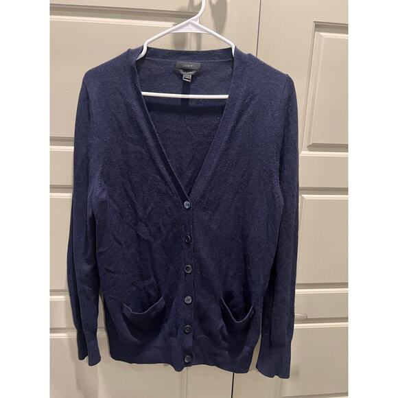 J.Crew Italian Cashmere v neck sweater - Picture 2 of 4